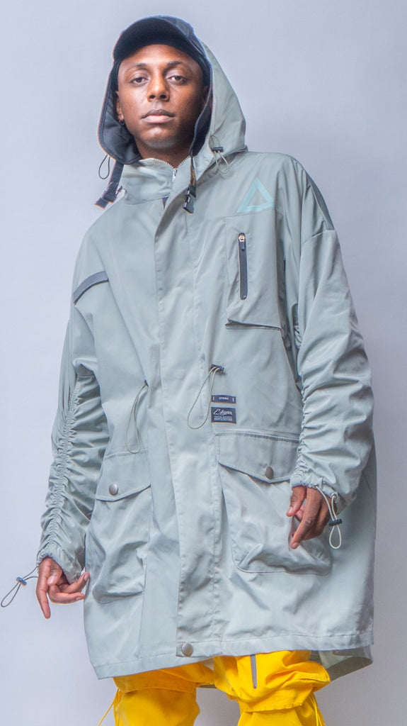 STIGMA(スティグマ)  TRIANGLE OVERSIZED FISHTAIL PARKA OLIVE