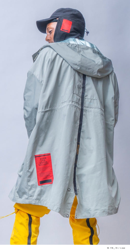STIGMA(スティグマ)  TRIANGLE OVERSIZED FISHTAIL PARKA OLIVE