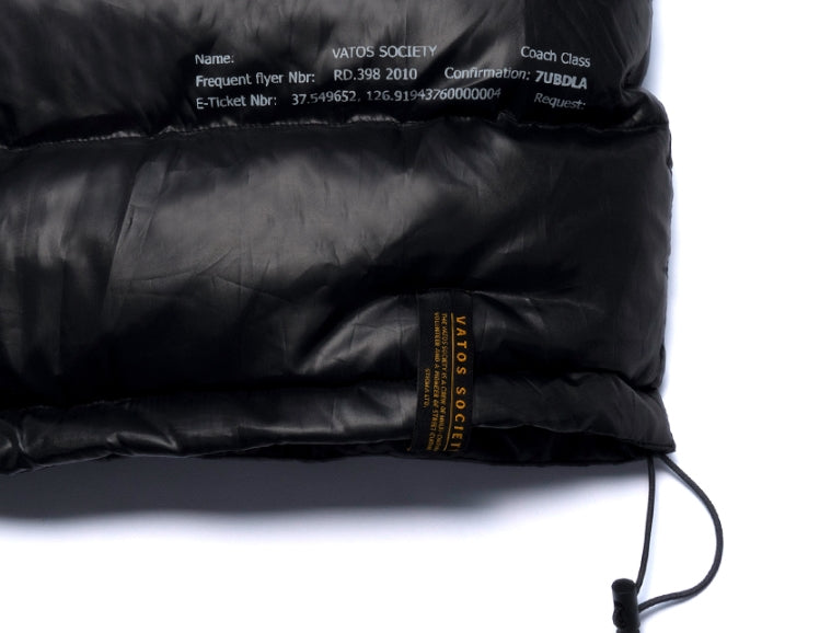 STIGMA(スティグマ)  FLIGHT SHORT PADDING JACKET BLACK
