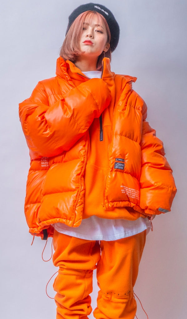 STIGMA(スティグマ)  FLIGHT SHORT PADDING JACKET ORANGE