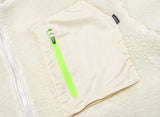 STIGMA(スティグマ)  TRIANGLE OVERSIZED SHEARLING COAT WHITE