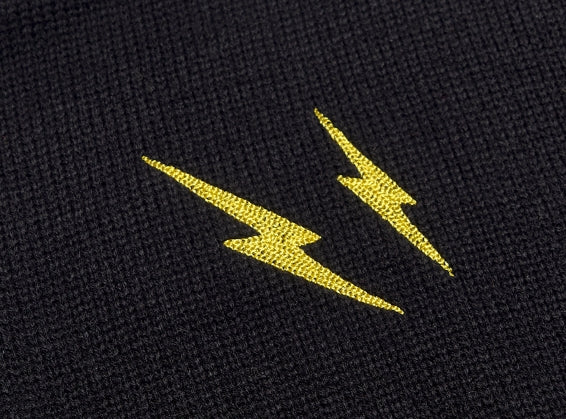 STIGMA(スティグマ)   LIGHTNING OVERSIZED WOOL CARDIGAN BLACK