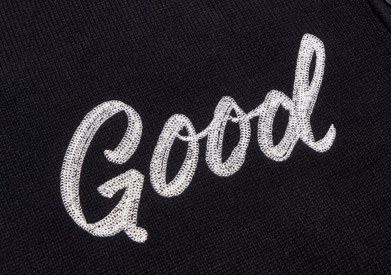 STIGMA(スティグマ)   LIGHTNING OVERSIZED WOOL CARDIGAN BLACK
