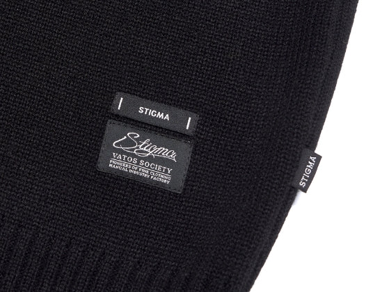 STIGMA(スティグマ)   LIGHTNING OVERSIZED WOOL CARDIGAN BLACK