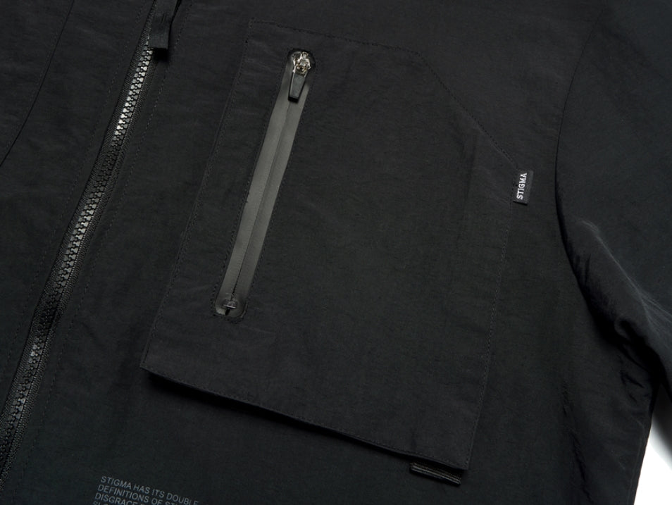 STIGMA(スティグマ)  S TECH WINDBREAKER JACKET BLACK