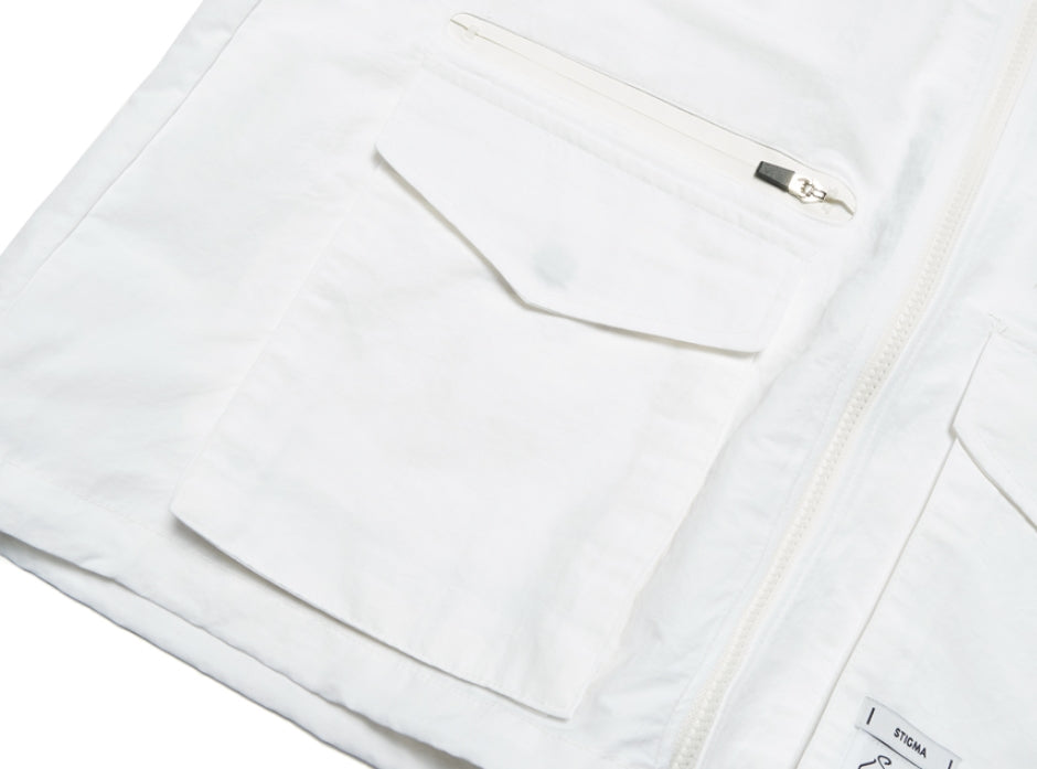 STIGMA(スティグマ)   S TECH WINDBREAKER JACKET WHITE