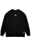 ART OVERSIZED HEAVY SWEAT CREWNECK BLACK