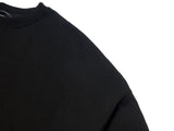 ART OVERSIZED HEAVY SWEAT CREWNECK BLACK