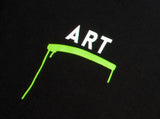 ART OVERSIZED HEAVY SWEAT CREWNECK BLACK