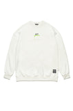 ART OVERSIZED HEAVY SWEAT CREWNECK WHITE