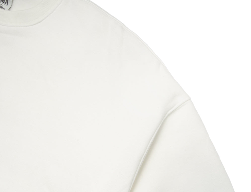 ART OVERSIZED HEAVY SWEAT CREWNECK WHITE
