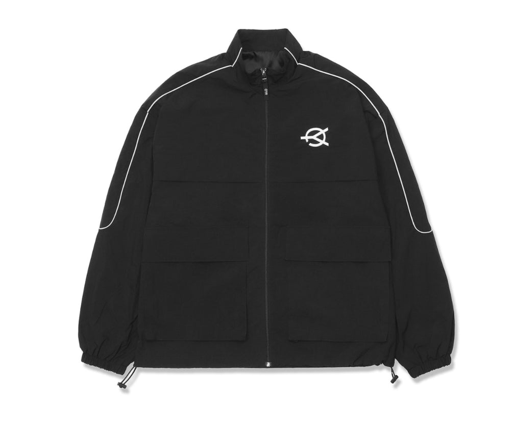 オーワイ(OY) 	U REFLECTIVE TRACK JACKET-BLACK