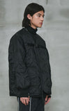 オーワイ(OY) 	PAINTING LOGO QUILTING JACKET-BLACK