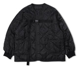 オーワイ(OY) 	PAINTING LOGO QUILTING JACKET-BLACK