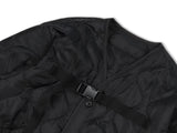 オーワイ(OY) 	PAINTING LOGO QUILTING JACKET-BLACK