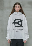 オーワイ(OY) 	LOGO SHIRRING ANORAK JACKET-WHITE