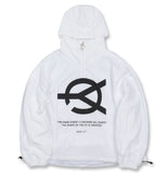 オーワイ(OY) 	LOGO SHIRRING ANORAK JACKET-WHITE