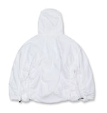 オーワイ(OY) 	LOGO SHIRRING ANORAK JACKET-WHITE