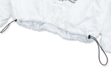 オーワイ(OY) 	LOGO SHIRRING ANORAK JACKET-WHITE