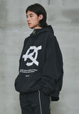 オーワイ(OY) 	LOGO SHIRRING ANORAK JACKET-BLACK