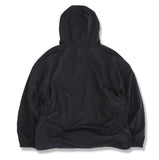 オーワイ(OY) 	LOGO SHIRRING ANORAK JACKET-BLACK