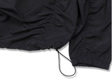 オーワイ(OY) 	LOGO SHIRRING ANORAK JACKET-BLACK