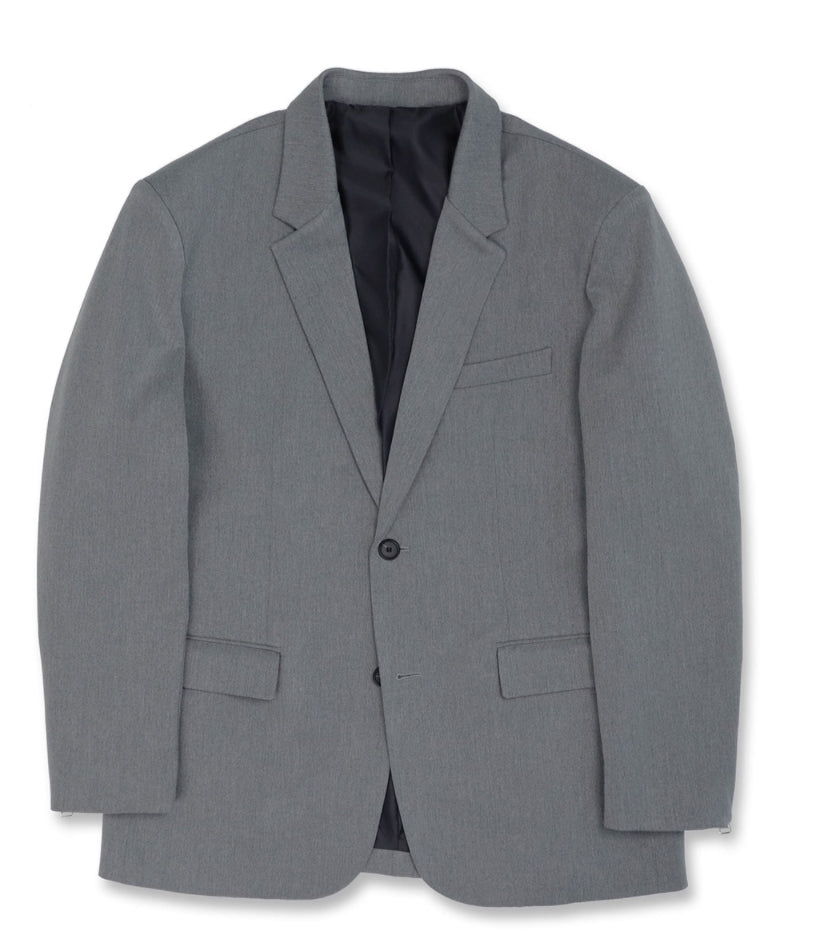 オーワイ(OY) OVERSIZE SINGLE BLAZER-GREY