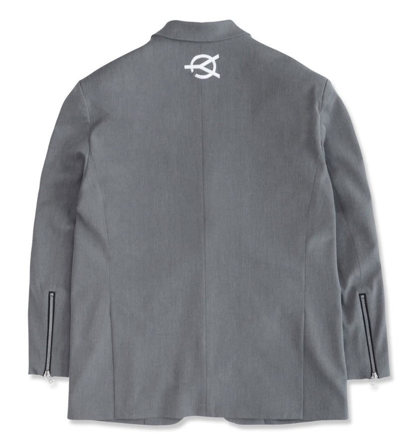 オーワイ(OY) OVERSIZE SINGLE BLAZER-GREY