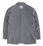 オーワイ(OY) OVERSIZE SINGLE BLAZER-GREY