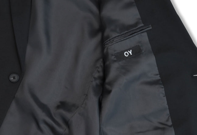 オーワイ(OY) 	OVERSIZE SINGLE BLAZER-BLACK