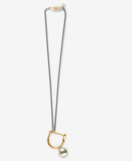 MONDAY EDITION(マンデイエディション) Bold Drop and Link Long Necklace