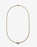 MONDAY EDITION(マンデイエディション)   golden simple ball chain necklace