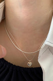 MONDAY EDITION(マンデイエディション)  Pounding Heart Simple Necklace