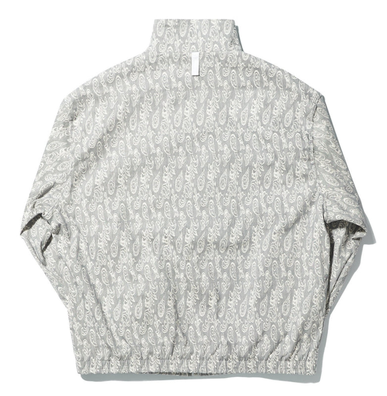 NOMANUAL(ノーマニュアル) PAISLEY TRACK TOP - BLACK