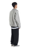 NOMANUAL(ノーマニュアル) PAISLEY TRACK TOP - BLACK