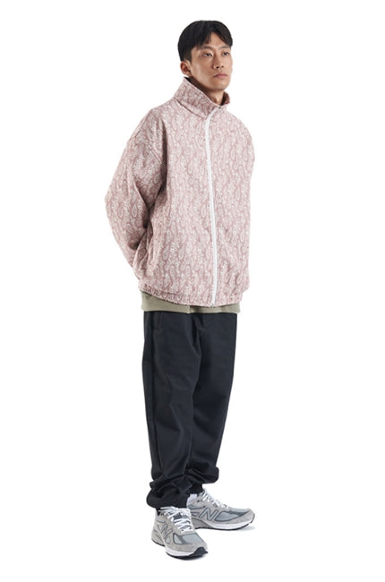 NOMANUAL(ノーマニュアル) PAISLEY TRACK TOP - RED