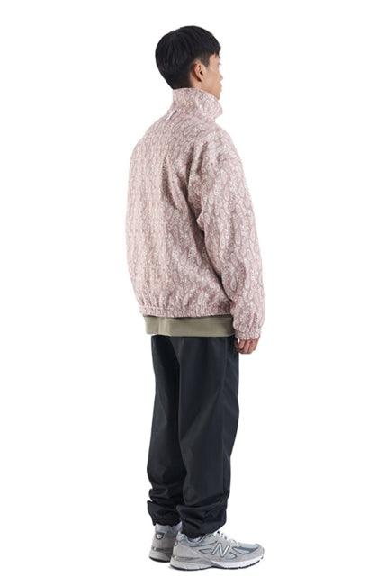 NOMANUAL(ノーマニュアル) PAISLEY TRACK TOP - RED