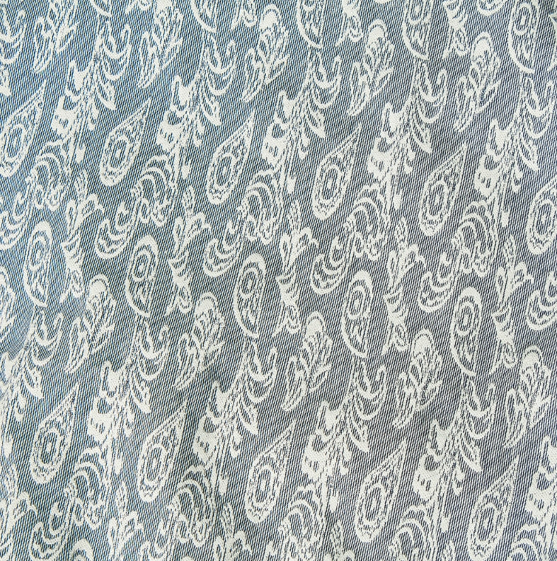 NOMANUAL(ノーマニュアル) PAISLEY TRACK TOP - NAVY