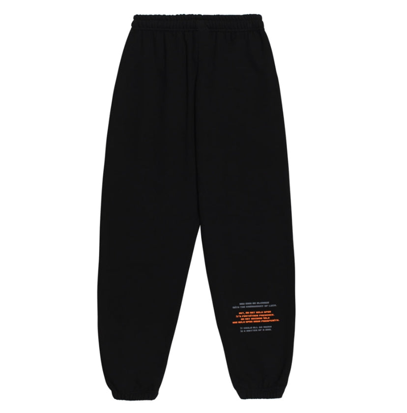 アクメドラビ(acme' de la vie)  ADLV GODSEND PANTS FOR MEN BLACK