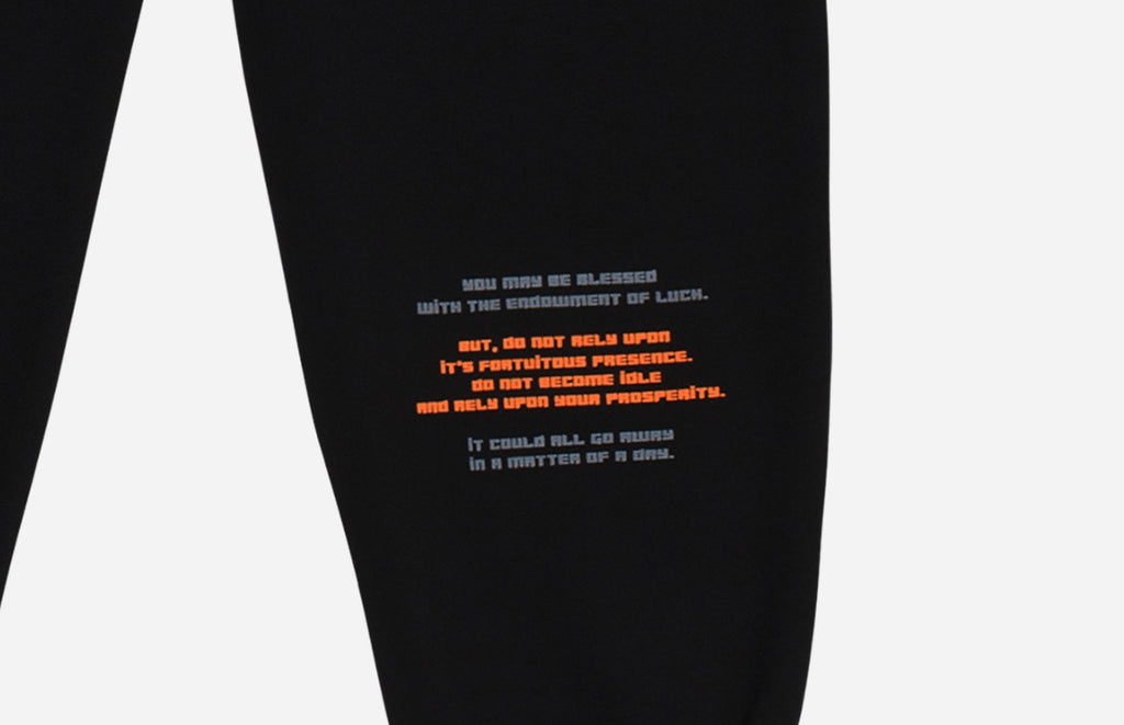 アクメドラビ(acme' de la vie)  ADLV GODSEND PANTS FOR MEN BLACK