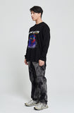 アクメドラビ(acme' de la vie) ADLV GHOST HOUSE LONG SLEEVE T-SHIRT BLACK