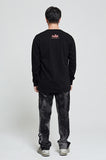 アクメドラビ(acme' de la vie) ADLV GHOST HOUSE LONG SLEEVE T-SHIRT BLACK