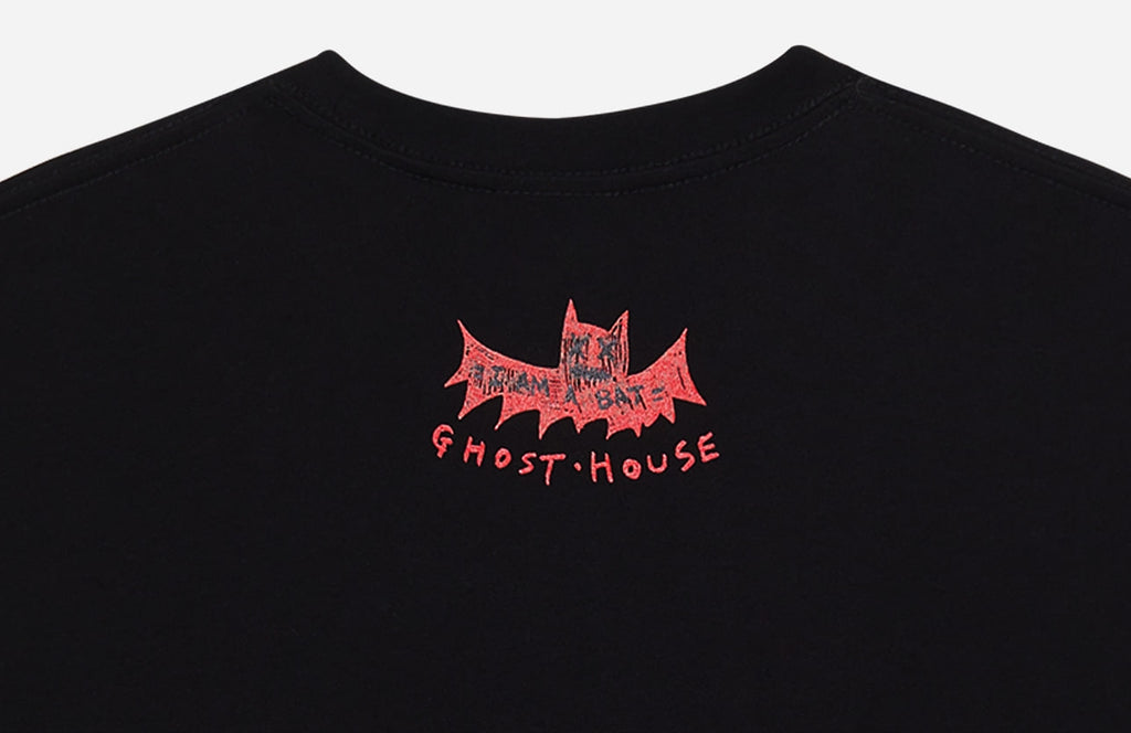 アクメドラビ(acme' de la vie) ADLV GHOST HOUSE LONG SLEEVE T-SHIRT BLACK