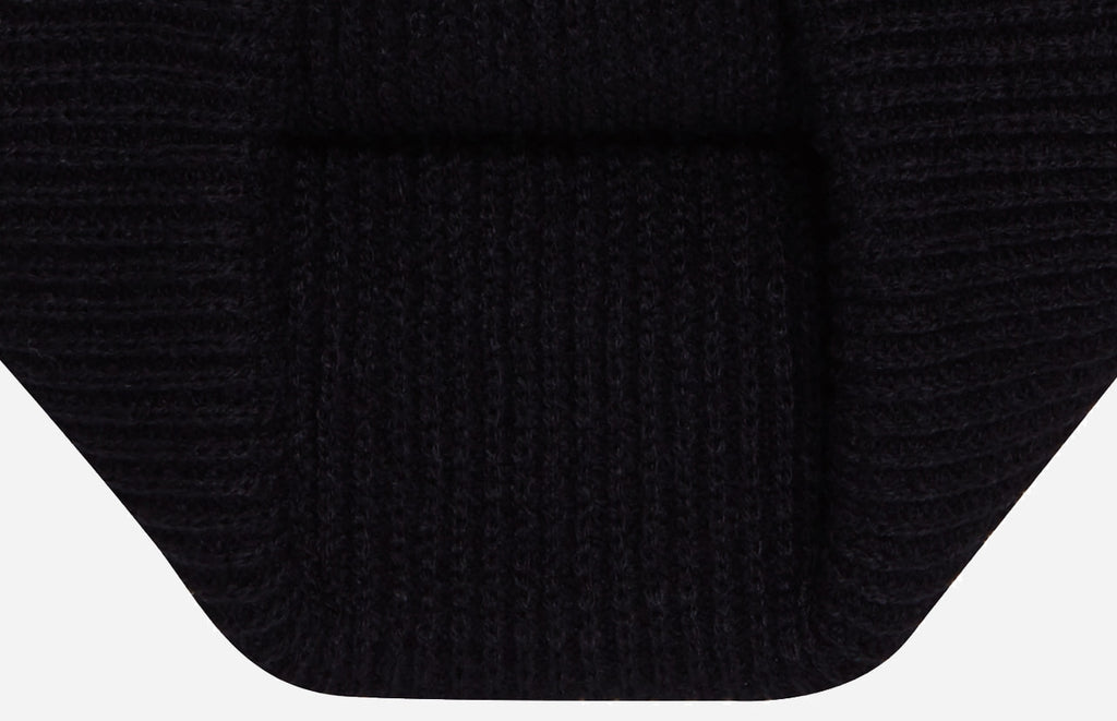 アクメドラビ(acme' de la vie) ADLV SPORTY LOGO SHORT BEANIE BLACK