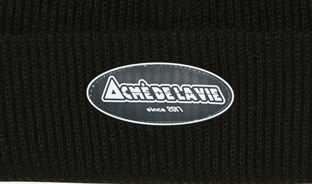 アクメドラビ(acme' de la vie) ADLV SPORTY LOGO SHORT BEANIE KHAKI