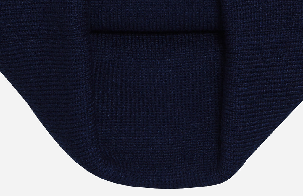 アクメドラビ(acme' de la vie) ADLV EMBROIDERY BEANIE NAVY
