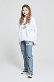 アクメドラビ(acme' de la vie) ADLV REVERSED DENIM PANTS FOR WOMEN BLUE