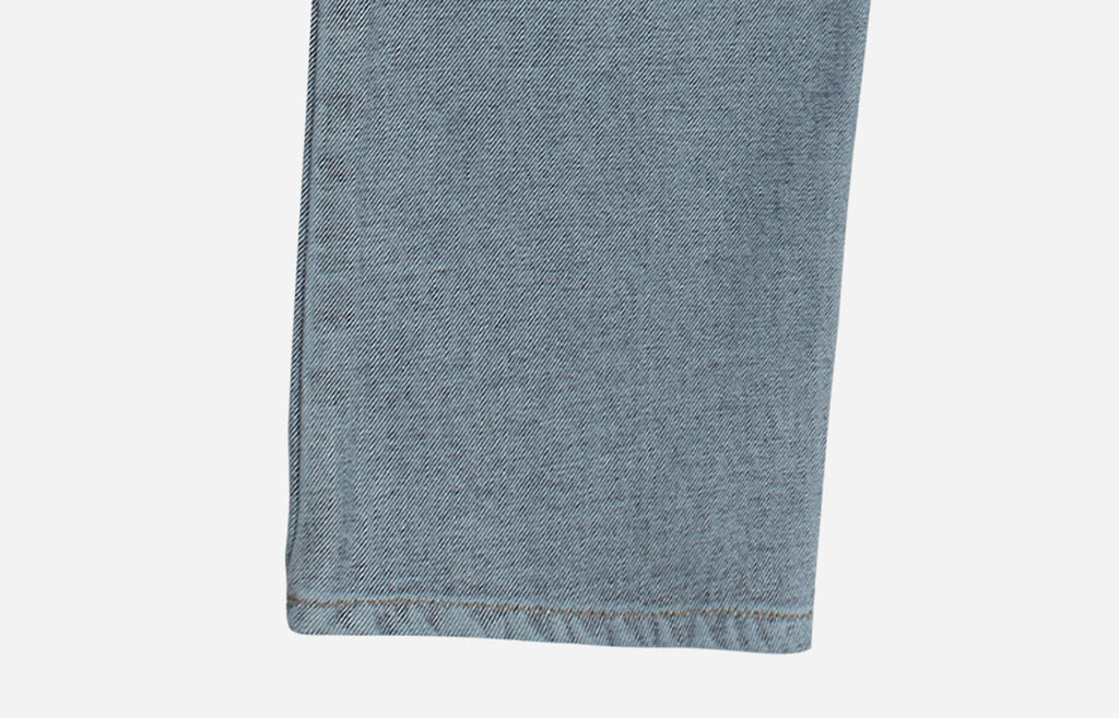 アクメドラビ(acme' de la vie) ADLV REVERSED DENIM PANTS FOR WOMEN BLUE