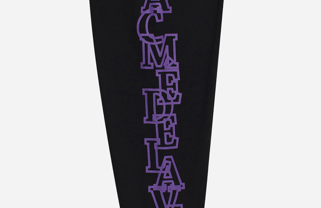 アクメドラビ(acme' de la vie)  SIDE BIG LOGO PANTS FOR WOMEN PURPLE