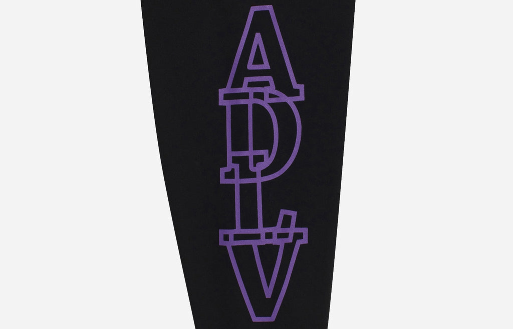 アクメドラビ(acme' de la vie)  SIDE BIG LOGO PANTS FOR WOMEN PURPLE